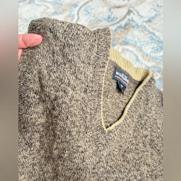 Woolrich 85% Wool Vest Olive Heather Warm and cozy Men’s Size Large - Picture 6 of 6